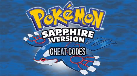 pokemon sapphire cheats master ball|Best Pokemon Sapphire Cheats (Fully Tested List) .